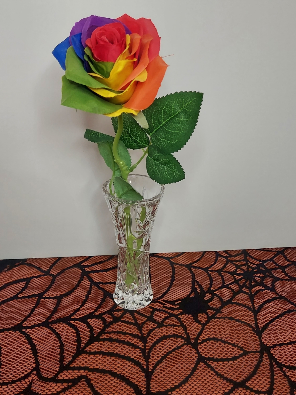 Vintage Lenox Crystal Star 6" Fine Crystal Bud Vase